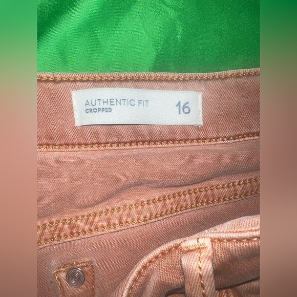J. Jill Women's Peach Cropped Stretch Jeans size 16 - Picture 5 of 9